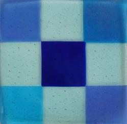 Irid Checkerboard Plate