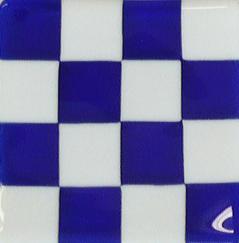 Signal Flag "N" Tile, glass tile, signal flag glass tile