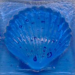Blue Scallop Tile
