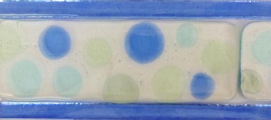 sea glass bubbles, sea glass bubble trim, glass decorative tile, glass tile in sea glass colors